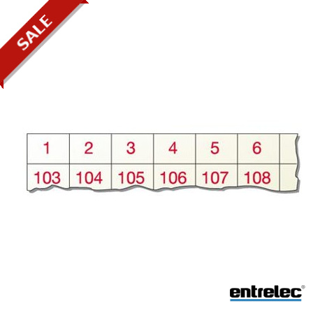 REH3 1-170 - REH3 1-170 1SNA163167R2200 ENTRELEC REH3 1-170 Terminal Block Markers