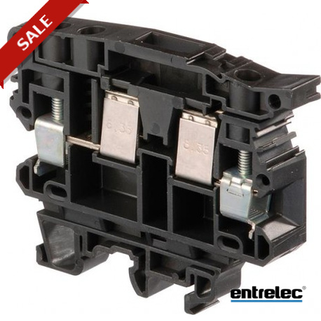 1SNA199095R1300 - 1SNA199095R1300 ENTRELEC ML10/13.SF Screw Clamp Terminal Blocks For 6.3 x 25 and 6.3 x 32 fuses Black