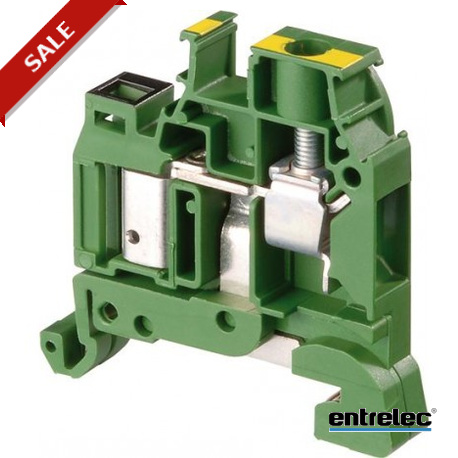 1SNA199118R2600 - 1SNA199118R2600 ENTRELEC D6/8.P.ADO IDC Terminal Blocks Ground ADO screw clamp Green-Yellow
