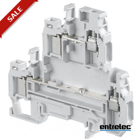 1SNA199242R0200 - 1SNA199242R0200 ENTRELEC D4/6.D2.ADO IDC Terminal Blocks Double deck ADO screw clamp Grey