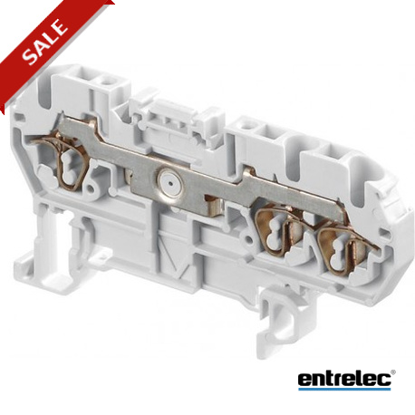 D2.5/5.3LV - D2.5/5.3LV 1SNA290038R0000 ENTRELEC D2.5/5.3L Spring Terminal Blocks Feed-through with 3 connections Green