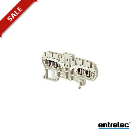 D2.5/5.SB.4L - D2.5/5.SB.4L 1SNA290151R0600 ENTRELEC D2.5/5.SB.4L Spring Terminal Blocks Disconnect with plug Grey