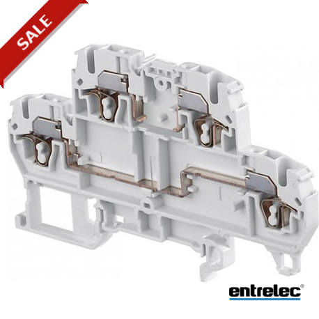 D2.5/5.DE2.L - D2.5/5.DE2.L 1SNA290186R2200 ENTRELEC D2.5/5.DE2.L Spring Terminal Blocks Component holder Grey