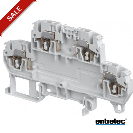 D2.5/5.DE.L - D2.5/5.DE.L 1SNA290191R2700 ENTRELEC D2.5/5.DE.L Spring Terminal Blocks Component holder Grey