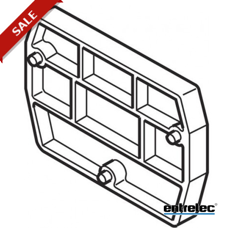 1SNA290281R0100 - 1SNA290281R0100 ENTRELEC FEDB.L-G+D End Sections Grey