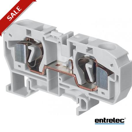 D10/10.2L ORANGE - D10/10.2L ORANGE 1SNA290292R0400 ENTRELEC D10/10.2L Spring Terminal Blocks Feed-through with 2 connections O..