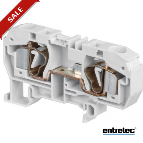 D10/10.1.2L - D10/10.1.2L 1SNA290301R1500 ENTRELEC D10/10.1.2L Spring Terminal Blocks Feed-through with 2 connections Grey