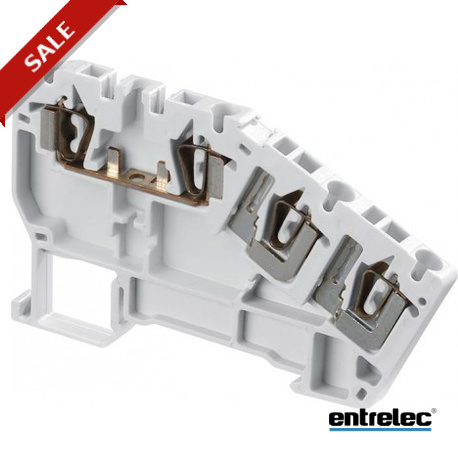 1SNA290350R2100 - 1SNA290350R2100 ENTRELEC D2.5/5.C3.L Spring Terminal Blocks Sensors / Actuators Grey