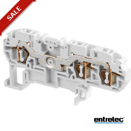 D4/6.N.3L - D4/6.N.3L 1SNA290407R0000 ENTRELEC D4/6.N.3L Spring Terminal Blocks Feed-through with 3 connections Blue