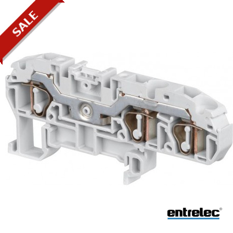 1SNA290420R0000 - 1SNA290420R0000 ENTRELEC D6/8.3L Spring Terminal Blocks Feed-through with 3 connections Orange