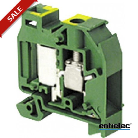1SNA299632R0500 - 1SNA299632R0500 ENTRELEC DR4/8.P.ADO IDC Terminal Blocks Miniblocks ADO screw clamp Green-Yellow