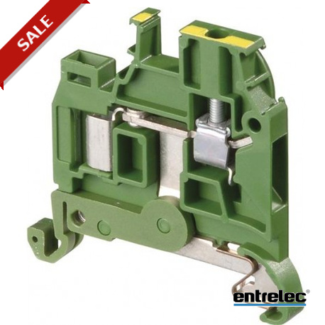 1SNA399030R0500 - 1SNA399030R0500 ENTRELEC D2.5/5.P.ADO IDC Terminal Blocks Ground ADO screw clamp Green-Yellow
