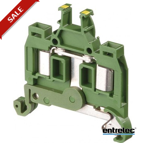 1SNA399031R2200 - 1SNA399031R2200 ENTRELEC D1/5.P.ADO IDC Terminal Blocks Ground ADO ADO Green-Yellow