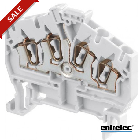 D2.5/5.I.N.4L - D2.5/5.I.N.4L 1SNA399070R1500 ENTRELEC D2.5/5.I.N.4L Spring Terminal Blocks Feed-through with 4 connections ..