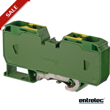 1SNA399620R1100 - 1SNA399620R1100 ENTRELEC D35/16.P.2L Spring Terminal Blocks Ground with 2 connections Green-Yellow