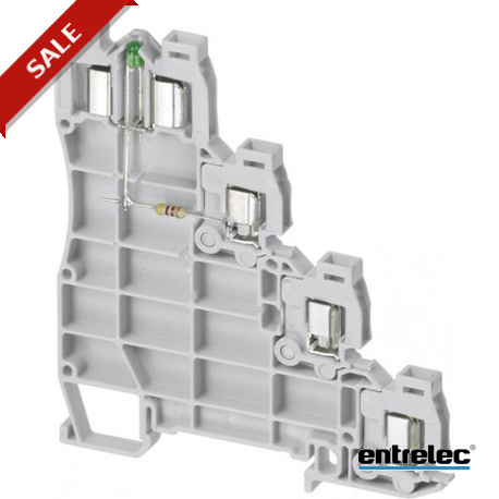 1SNA399693R0700 - 1SNA399693R0700 ENTRELEC D1/5.C4.ADO.L IDC Terminal Blocks Sensors / Actuators ADO ADO Grey