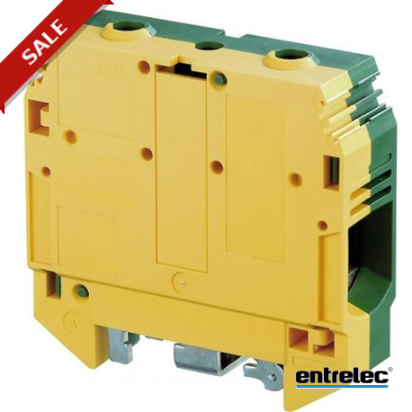 1SNA400620R1700 - 1SNA400620R1700 ENTRELEC D95/26.P Screw Clamp Terminal Blocks Ground Green-Yellow