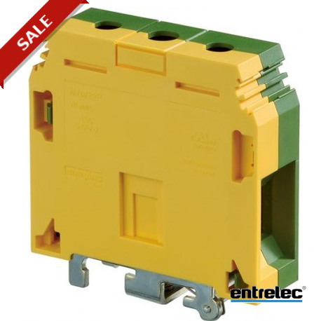 1SNA400772R1300 - 1SNA400772R1300 ENTRELEC D70/22.P Screw Clamp Terminal Blocks Ground Green-Yellow