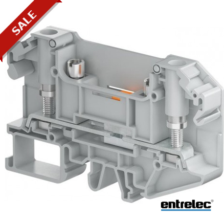 RGW6-ST-1 - RGW6-ST-1 1SNA512104R0000 ENTRELEC RGW6-ST-1 Ring Lug Terminal Block Disconnect with test sockets Grey