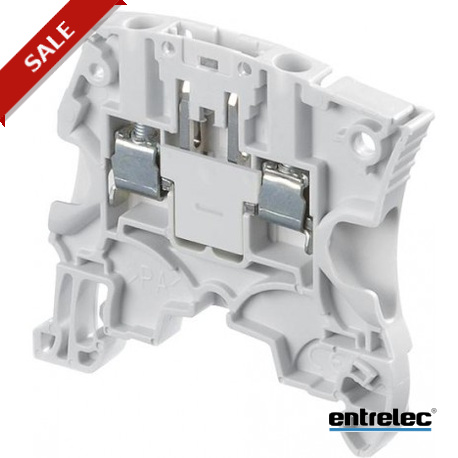 1SNK505313R0000 - 1SNK505313R0000 ENTRELEC ZS4-SP Screw Clamp Terminal Block Disconnect with Plug Grey