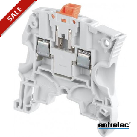 1SNK505330R0000 - 1SNK505330R0000 ENTRELEC ZS4-S-OR Screw Clamp Terminal Block Disconnect with blade Orange