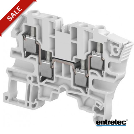 1SNK506068R0000 - 1SNK506068R0000 ENTRELEC ZS6-4S-YL Screw Clamp Terminal Block Feed-through Yellow