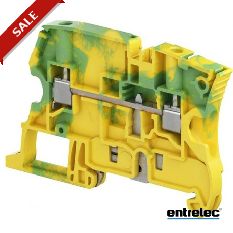 1SNK506153R0000 - 1SNK506153R0000 ENTRELEC ZS4-PE-R2 Screw Clamp Terminal Block Ground Green/Yellow