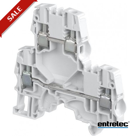 1SNK506220R0000 - 1SNK506220R0000 ENTRELEC ZS6-D2-BL Screw Clamp Terminal Block Double Deck Blue