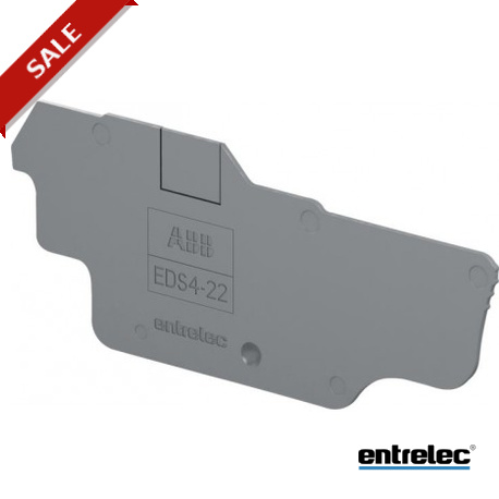 1SNK805911R0000 - 1SNK805911R0000 ENTRELEC EDS4-22 End Section Dark Grey