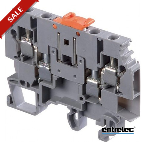 M4/6SNBT.4A.1 - M4/6SNBT.4A.1 1SNA105143R2100 ENTRELEC M4/6.SNBT.4A Screw Clamp Terminal Blocks Disconnect with blade with t..
