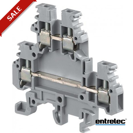 1SNA115490R1300 - 1SNA115490R1300 ENTRELEC MA2.5/5.D2 Screw Clamp Terminal Blocks Double deck Grey