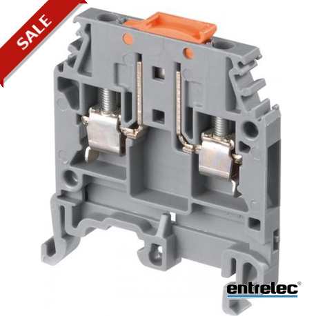 1SNA115699R2000 - 1SNA115699R2000 ENTRELEC MA2.5/5.SNB Screw Clamp Terminal Blocks Disconnect with blade Grey. Orange