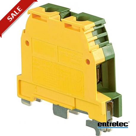 1SNA165130R2300 - 1SNA165130R2300 ENTRELEC M16/12.P Screw Clamp Terminal Blocks Ground Green-Yellow