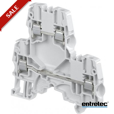 1SNK505220R0000 - 1SNK505220R0000 ENTRELEC ZS4-D2-BL Screw Clamp Terminal Block Double Deck Blue