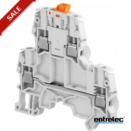 1SNK505315R0000 - 1SNK505315R0000 ENTRELEC ZS4-D2-S Screw Clamp Terminal Block Double Deck Grey