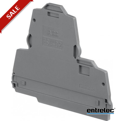 1SNK505960R0000 - 1SNK505960R0000 ENTRELEC ES4-D2 End Section Dark Grey