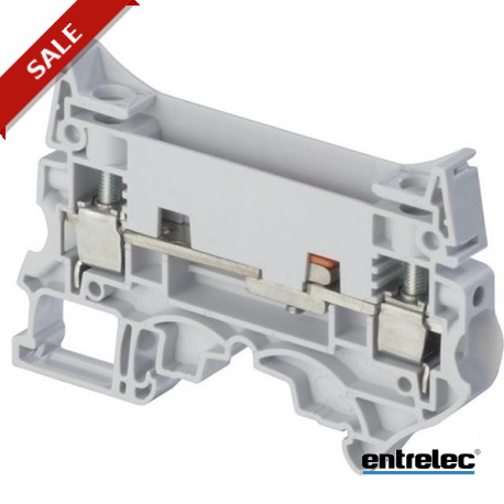1SNK508310R0000 - 1SNK508310R0000 ENTRELEC ZS10-ST Screw terminal block- Test disconnect with sliding link- Grey
