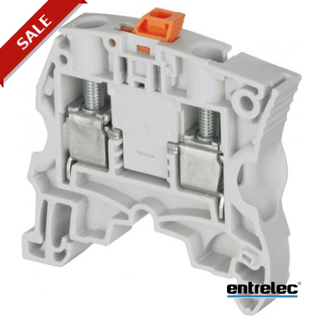 1SNK508315R0000 - 1SNK508315R0000 ENTRELEC ZS10-S Screw Clamp Terminal Block Disconnect with blade Grey