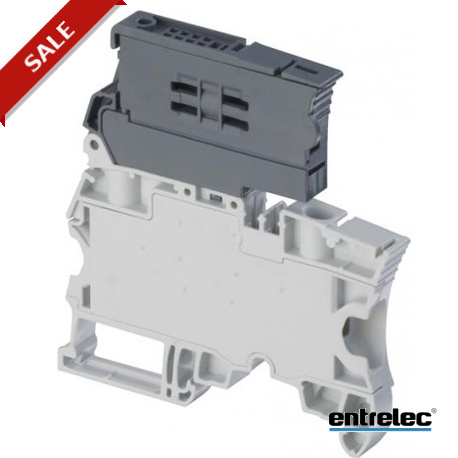 1SNK508418R0000 - 1SNK508418R0000 ENTRELEC ZS10-SF Screw Clamp Terminal Block for Fuses 6.3x32 mm Grey