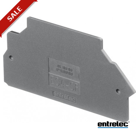 1SNK508960R0000 - 1SNK508960R0000 ENTRELEC ES4-SF End Section Dark Grey