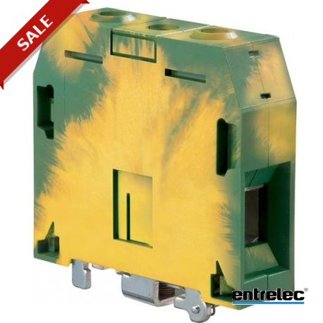 1SNK522150R0000 - 1SNK522150R0000 ENTRELEC ZS70-PE Screw Clamp Terminal Block Ground Green/Yellow