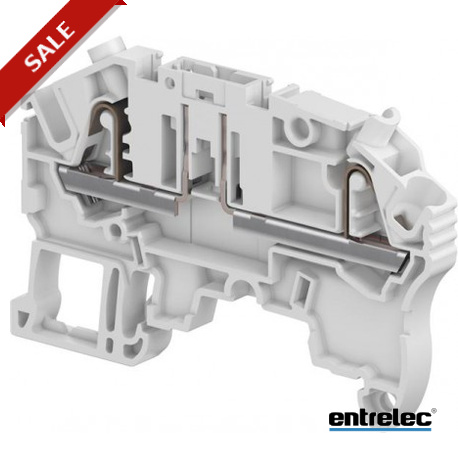 1SNK705311R0000 - 1SNK705311R0000 ENTRELEC ZK2.5-SP PI-Spring clamp Terminal Block Disconnect with plug Grey
