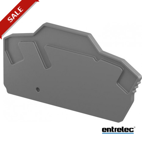 1SNK705911R0000 - 1SNK705911R0000 ENTRELEC EK2.5-3P End Section Dark Grey