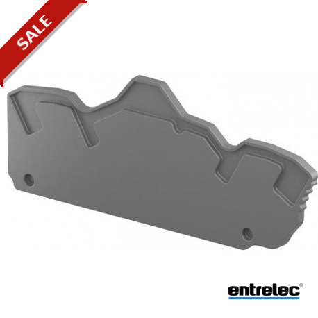 1SNK705912R0000 - 1SNK705912R0000 ENTRELEC EK2.5-4P End Section Dark Grey