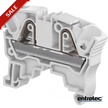 1SNK708020R0000 - 1SNK708020R0000 ENTRELEC ZK6-BL PI-Spring clamp Terminal Block Feed-through Blue