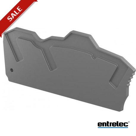 1SNK708911R0000 - 1SNK708911R0000 ENTRELEC EK6-3P End Section Dark Grey
