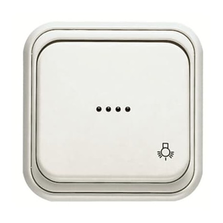 2CLA150430A1001 - 1504.3 BL NIESSEN 1504.3 BL Push button w/bell symbol & indicator