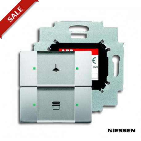 6126/01-866-500 - 6126/01-866-500 NIESSEN 6126/01-866-500 Touch sensor, 2/gang with bus coupler