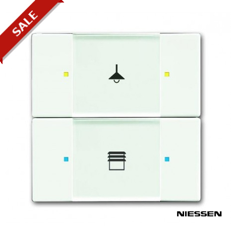 6126/02-884-500 - 6126/02-884-500 NIESSEN 6126/02-884-500 Touch sensor 2/4gang, multifunction