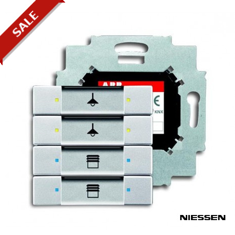 6127/01-83-500 - 6127/01-83-500 NIESSEN 6127/01-83-500 Touch sensor, 4/gang with bus coupler